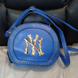 New York Yankees Handbag With Detachable Crossbody Strap